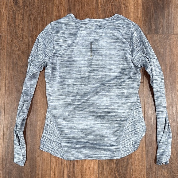 Lole Medium Long Sleeve Lightweight Blue Spacedye Running Yoga Hiking Summer - Picture 4 of 5